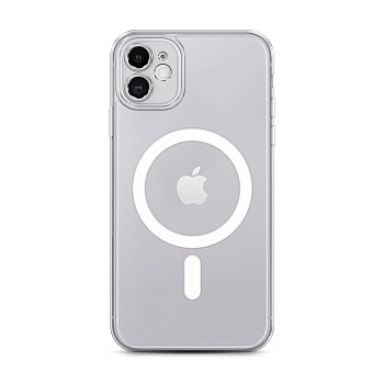 Чехол MagSafe прозрачный на iPhone 11